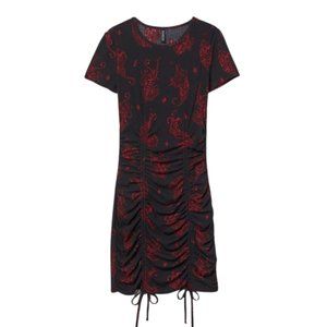 Women's H&M Size Small Black and Red Dress